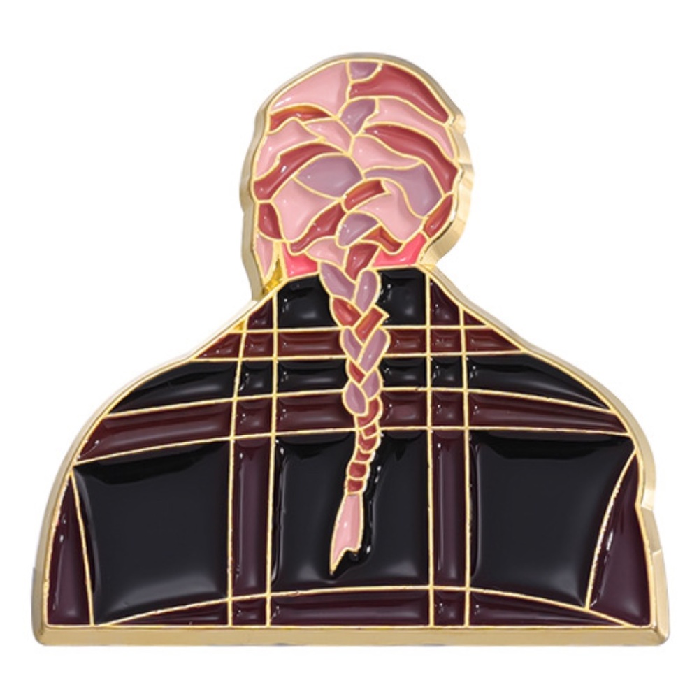 TAYLOR SWIFT EVERMORE INSPIRED OIL DRIPPED ENAMEL PIN LAPEL PIN BROOCH NWT